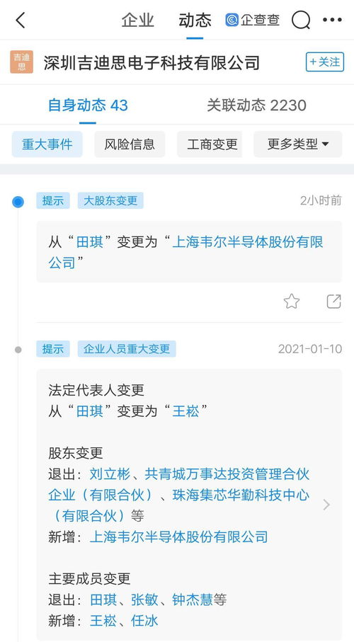 韦尔半导体投资吉迪思电子，共筑智能图像处理芯片新生态